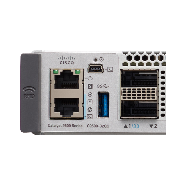 C9500-32QC-A 	  Cisco Catalyst 9500 Series high performance 32-port 40G switch, NW Adv. License  思科9500系列32口40G交换机