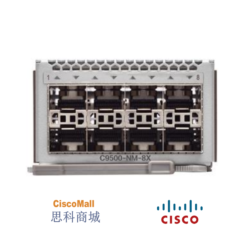 C9500-NM-8X 	  Cisco Catalyst 9500 8 x 10GE Network Module