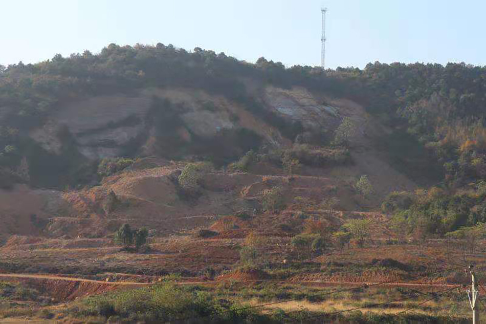 马驿山矿区修复前 受访者供图