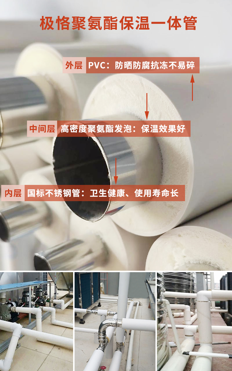 不锈钢管,不锈钢聚氨酯保温管,不锈钢聚氨酯保温一体管