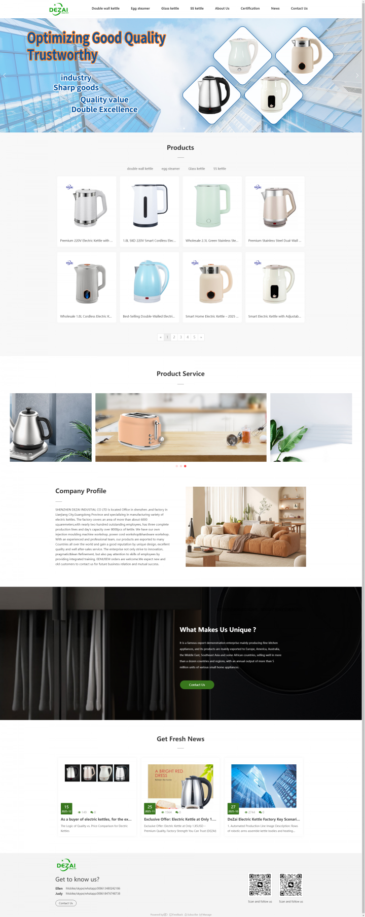 SHENZHEN DEZAI INDUSTIAL CO LTD
